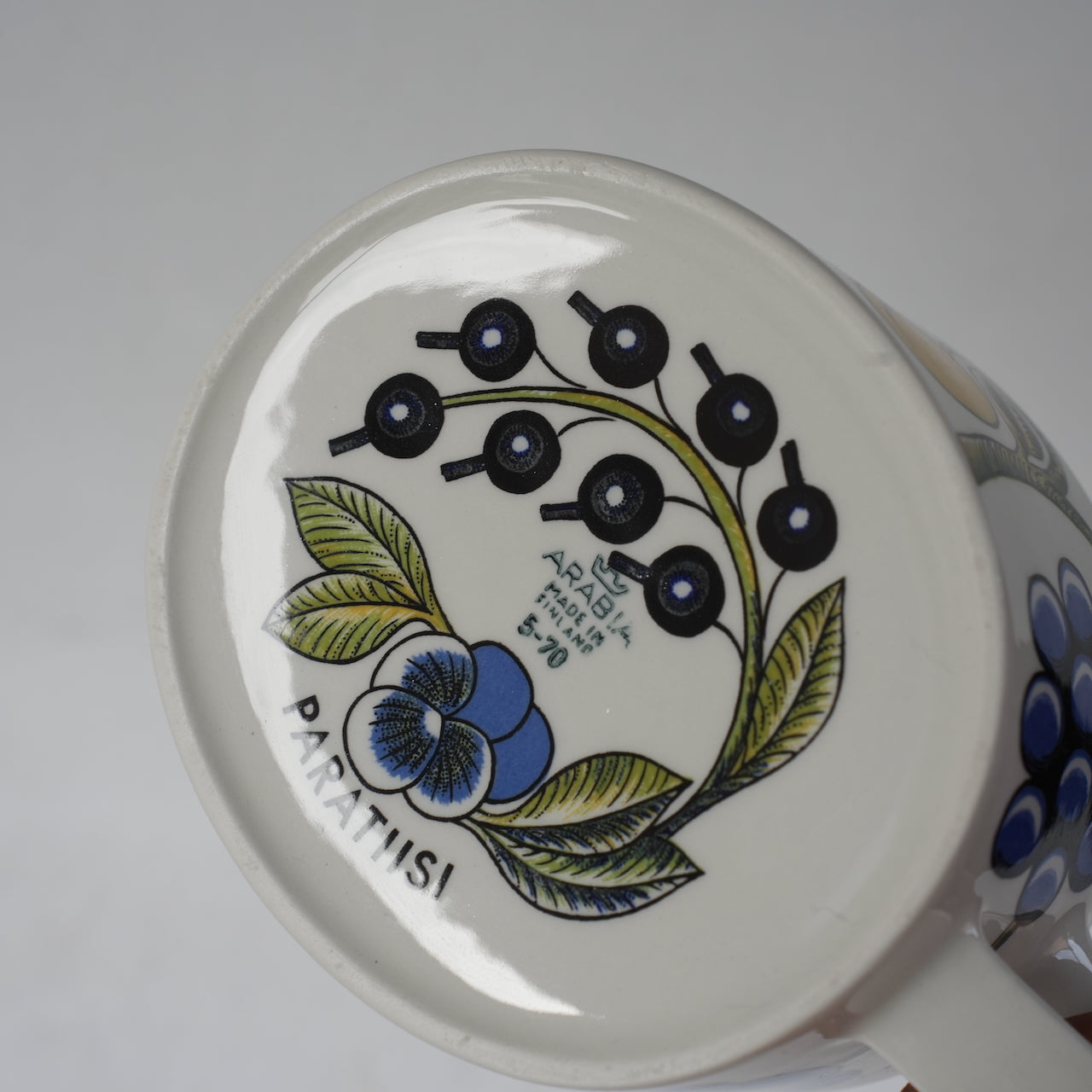 希少【ヴィオラロゴ】ARABIA(アラビア)パラティッシ(Paratiisi)ソースボート - 北欧食器タックショミュッケ