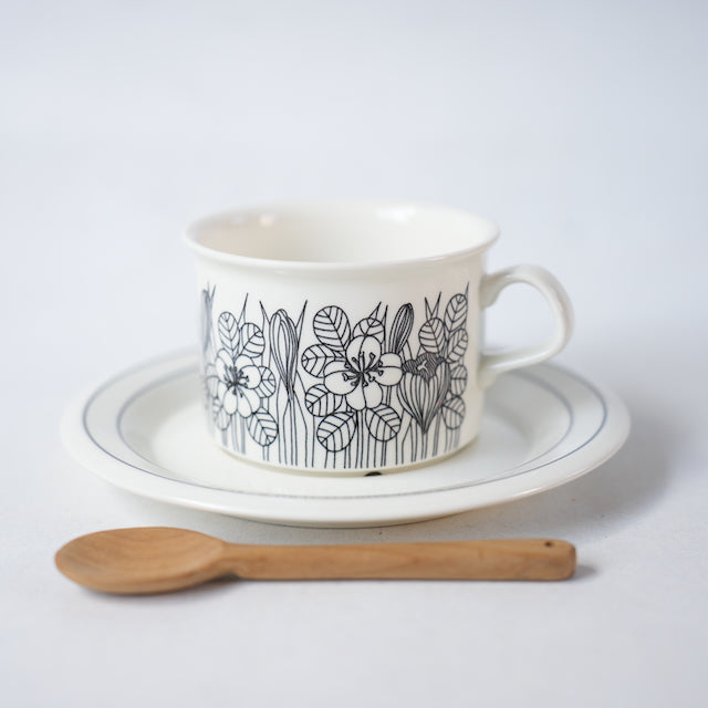 希少サイズ アラビア(ARABIA)クロッカス(Krokus)ティーカップ&ソーサー コーヒーカップ・ティーカップ ARABIA