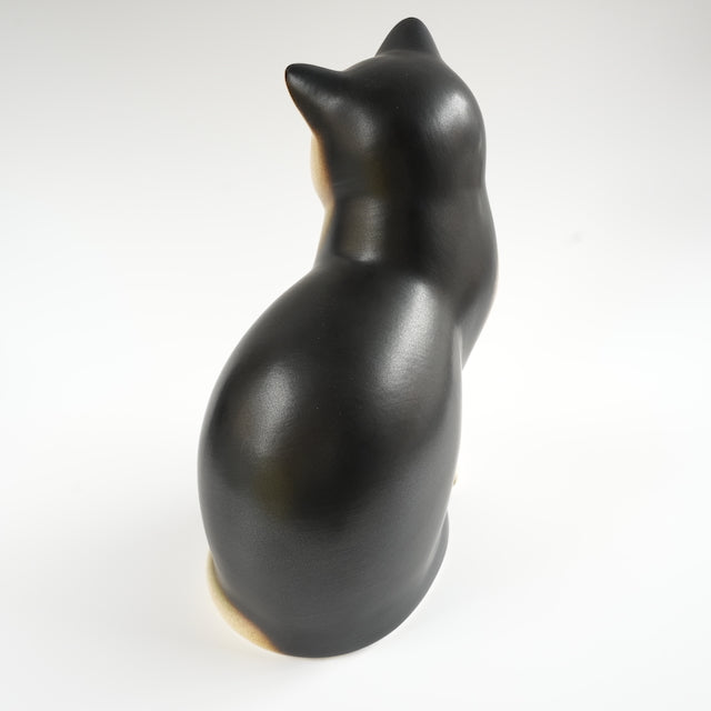 希少 リサ・ラーソン キャットマンズ(Cat Mans)マキシ 黒ぶち猫 置物 Keramik Studion Gustavsberg