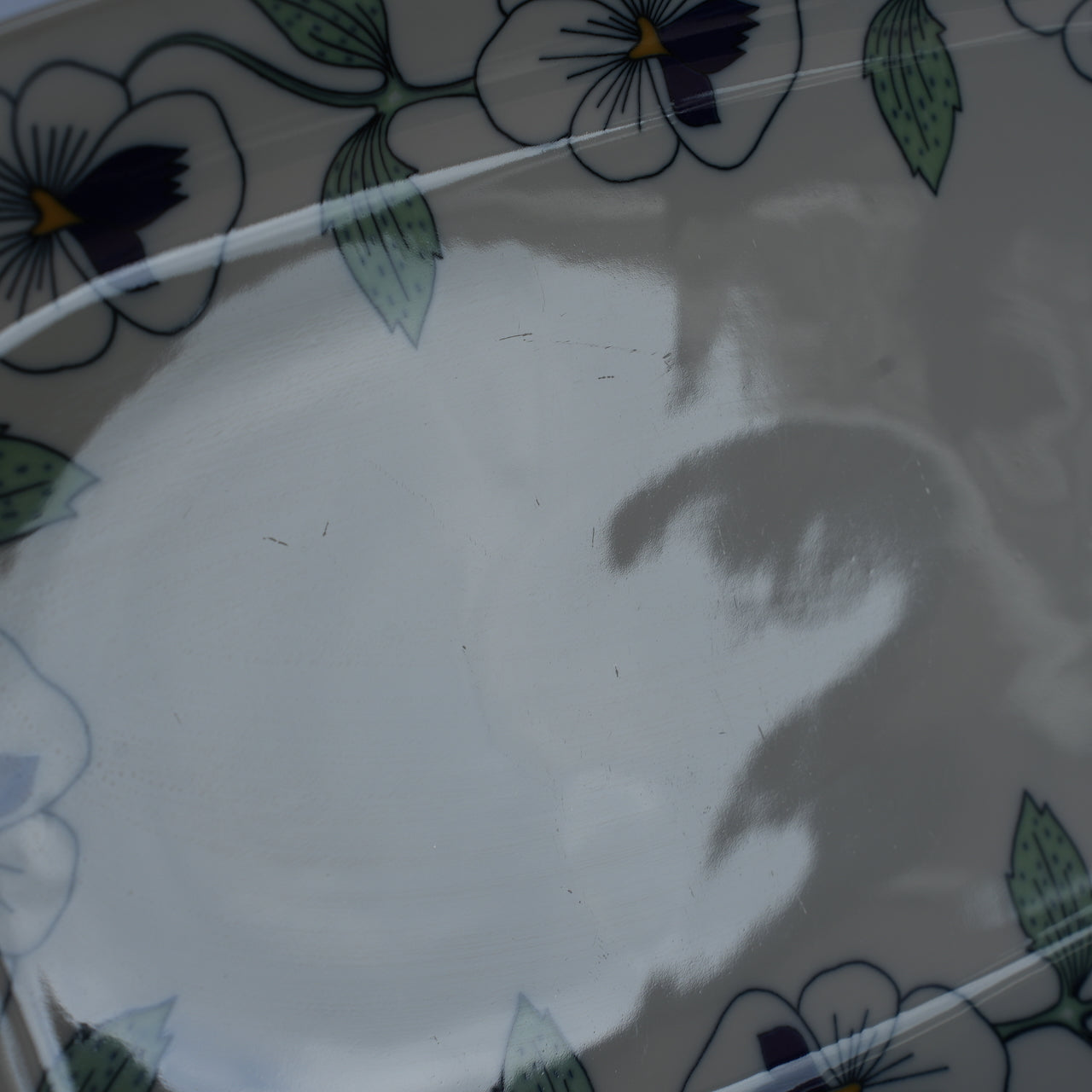 ロールストランド シルビア(Sylvia)特大サイズ スクエアプレート 皿 Rörstrand