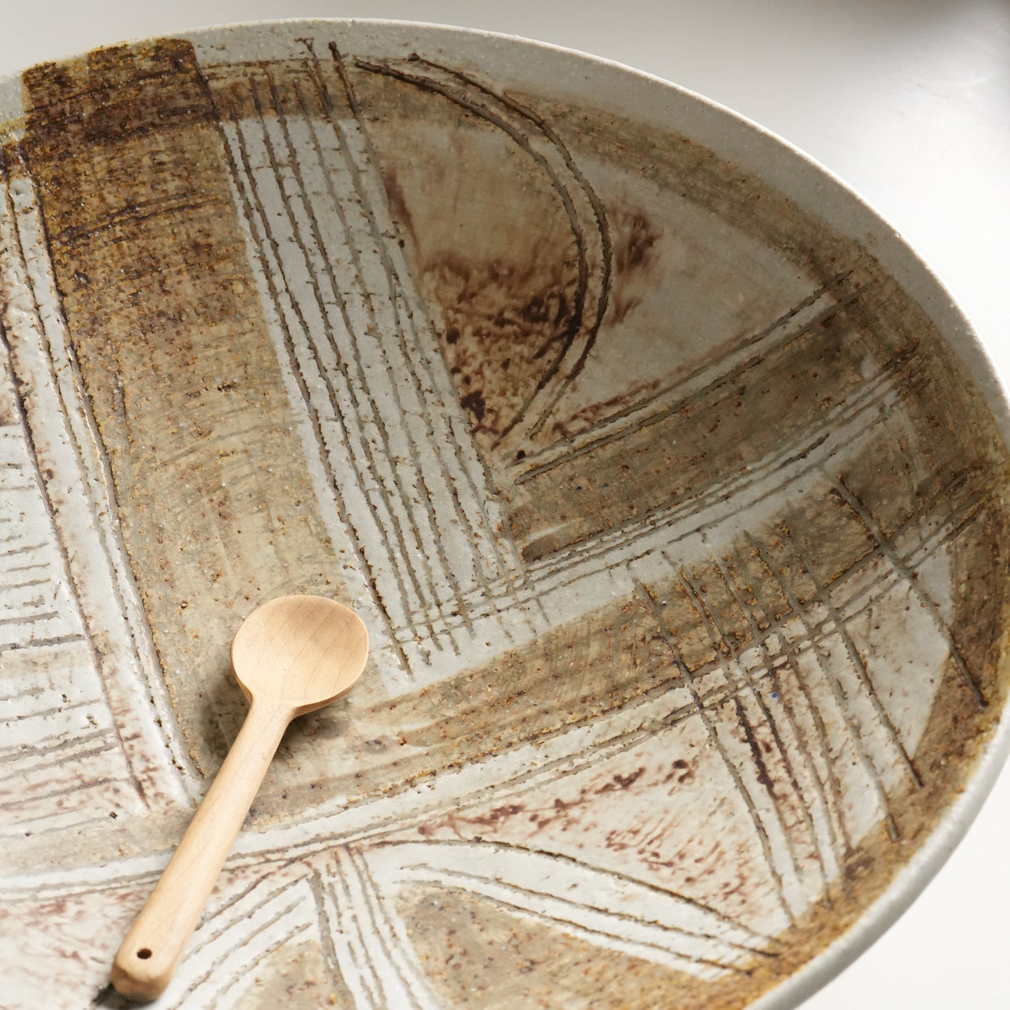 リサ・ラーソン Kスタジオ ユニークピース 飾り皿 交差する大地の大皿