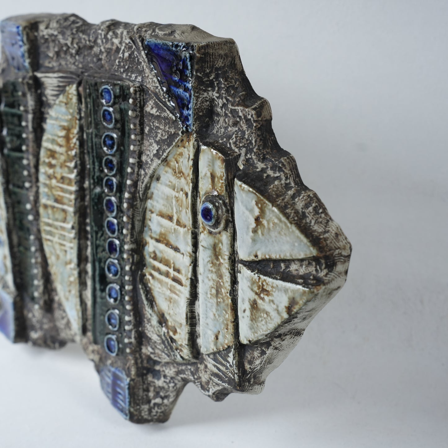 希少 リサ・ラーソン グスタフスベリ 150点限定 魚(Fisk)の陶板 - 11