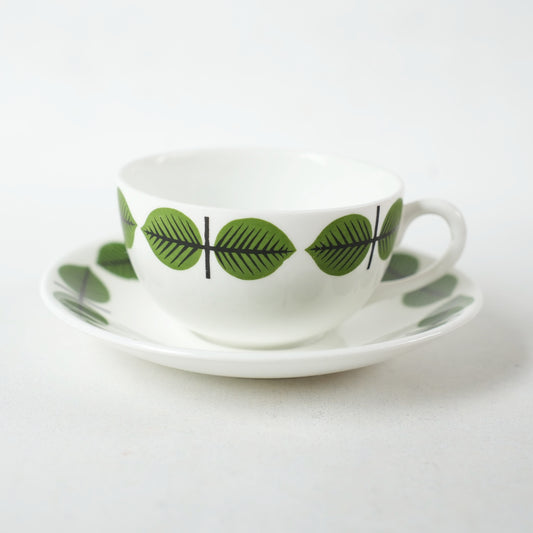 グスタフスベリ ベルサ(Berså)ヴィンテージ コーヒーカップ&ソーサー - 全体像