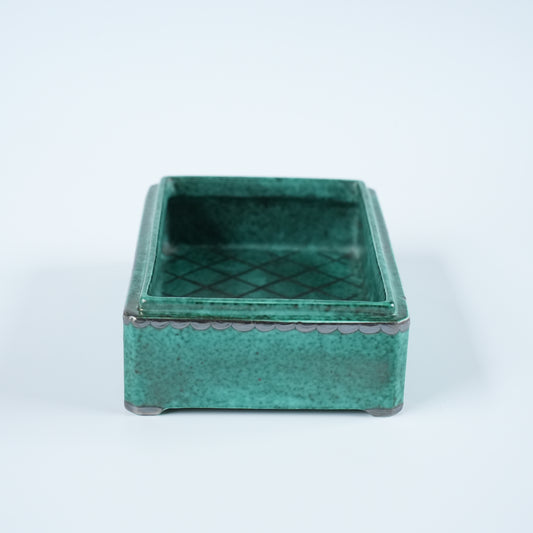 グスタフスベリ アルジェンタ(Argenta)銀彩 蓋無し小箱 ヴィルヘルム・コーゲ