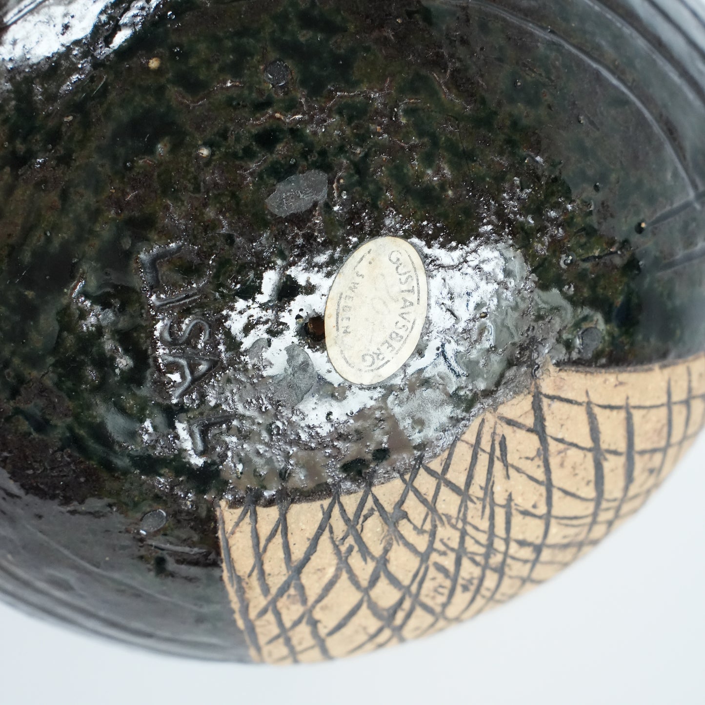 希少カラー リサ・ラーソン 漁師(Fiskare i båt)のオブジェ 茶色の服&黒い船体の希少なカラーバリエーション 詳細14
