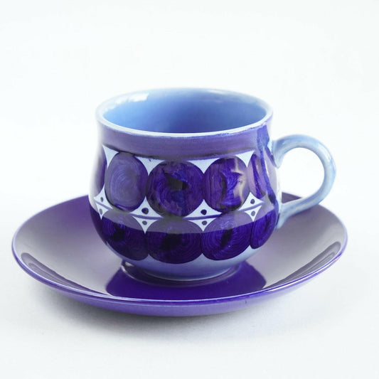 リサ・ラーソン グスタフスベリ マチルダ(Matilda)コーヒーカップ&ソーサー&プレート トリオ - 全体像