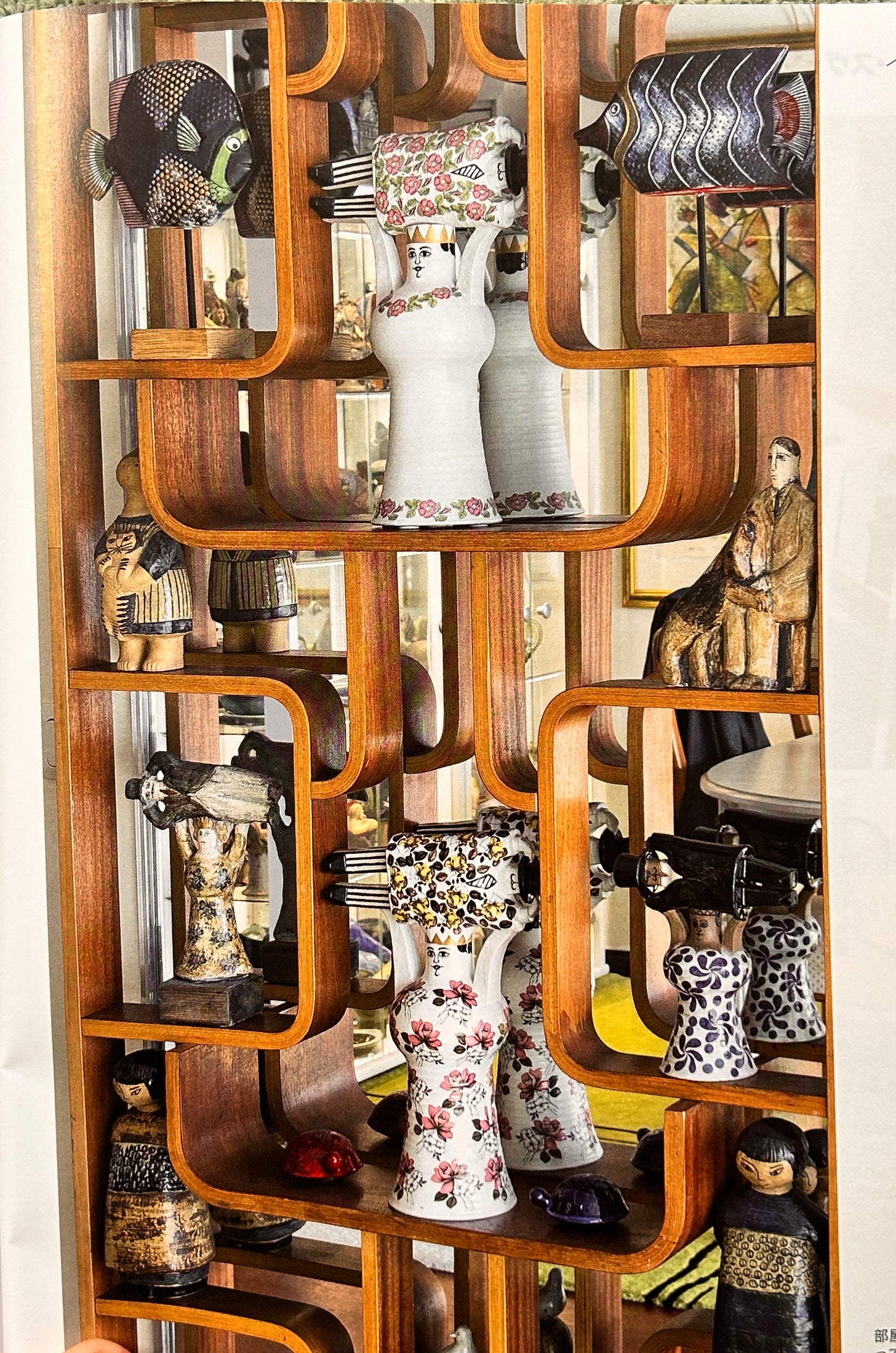 希少 リサ・ラーソン(Lisa Larson)オーシャンシリーズ 魚のオブジェ 3 置物 Lisa Larson