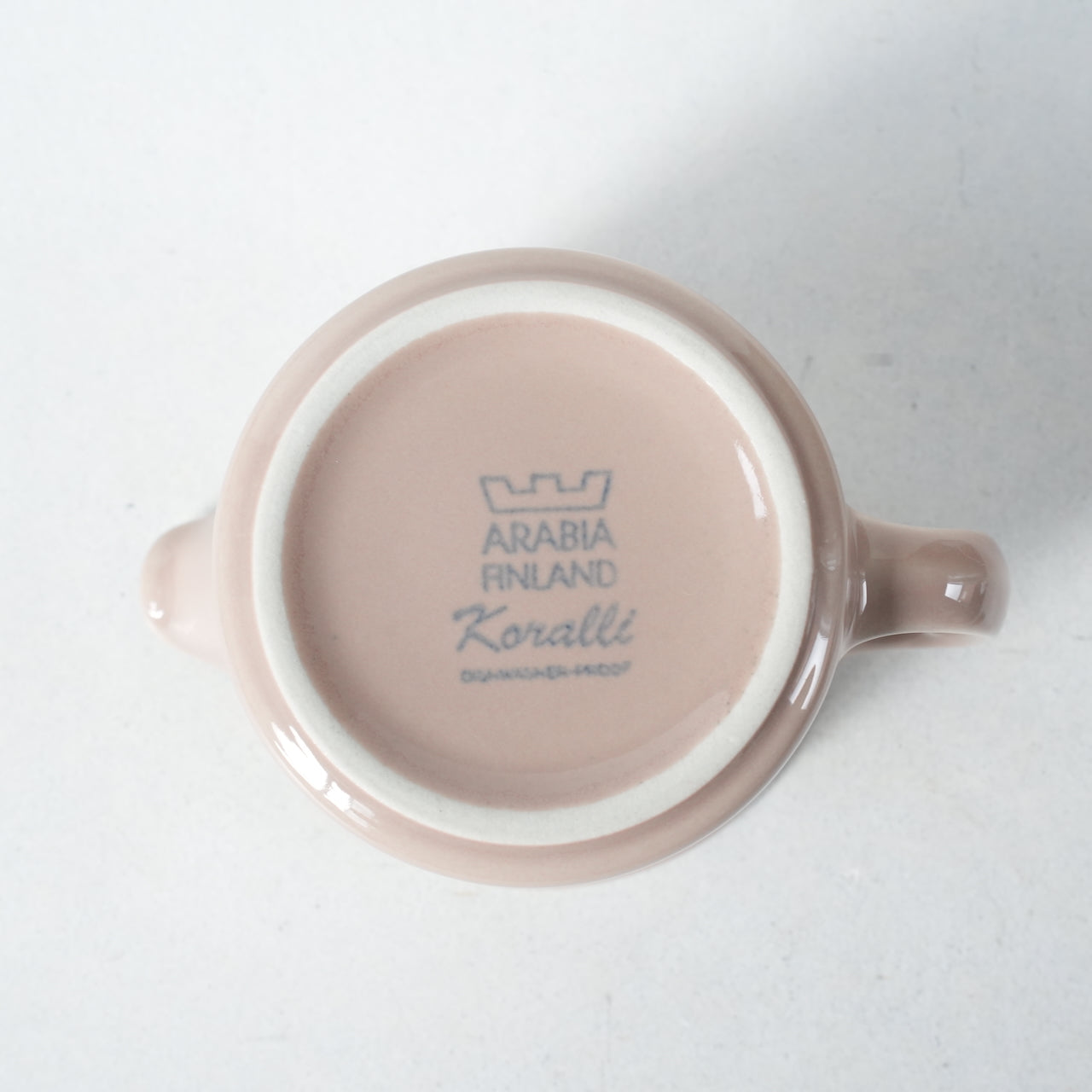 ARABIA コラーリ クリーマー 裏面(バックスタンプ)