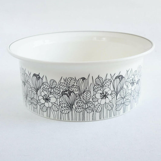 貫入あり ARABIA クロッカス(Krokus)大ボウル22.5cm - 全体像