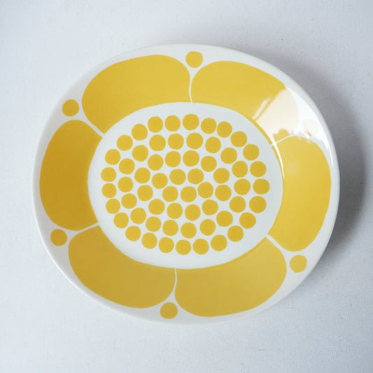 ヴィンテージ ARABIA スンヌンタイ(Sunnuntai)オーバルプレート25cm 1 - 全体像