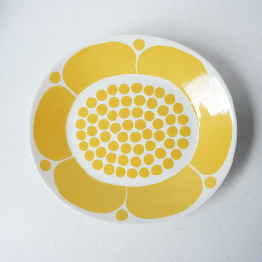 ヴィンテージ ARABIA スンヌンタイ(Sunnuntai)オーバルプレート25cm 2 - 全体像