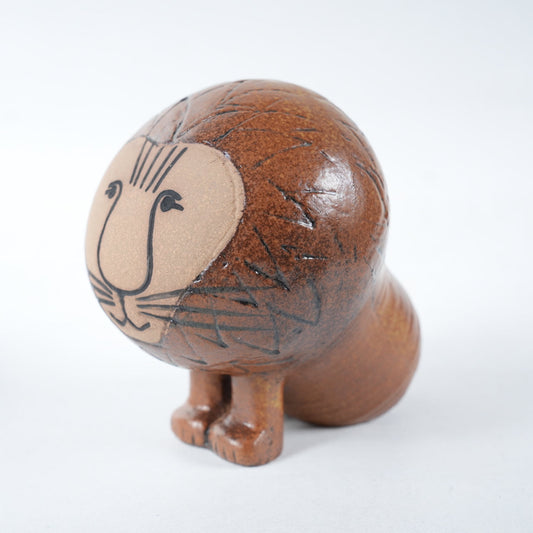 リサ・ラーソン グスタフスベリ ヴィンテージ アフリカ(Afrika)ライオン像(中) - 全体像