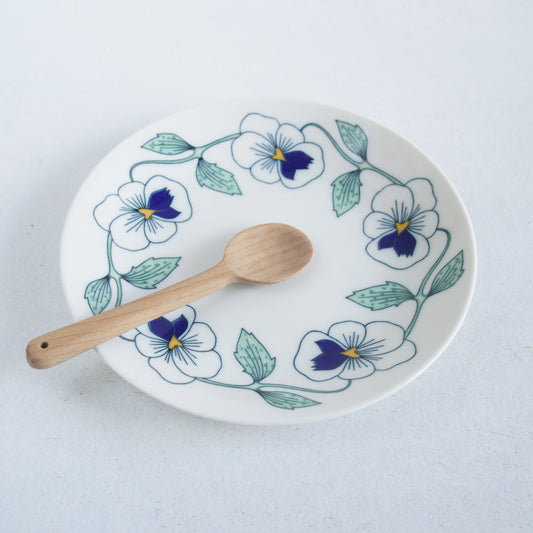 ロールストランド(Rorstrand)シルビア(Sylvia)17cmケーキ皿 - 全体像