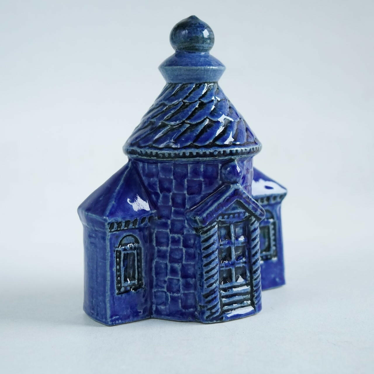 希少 100点限定 リサ・ラーソン BPAシリーズ 青い家のオブジェ 置物 Lisa Larson