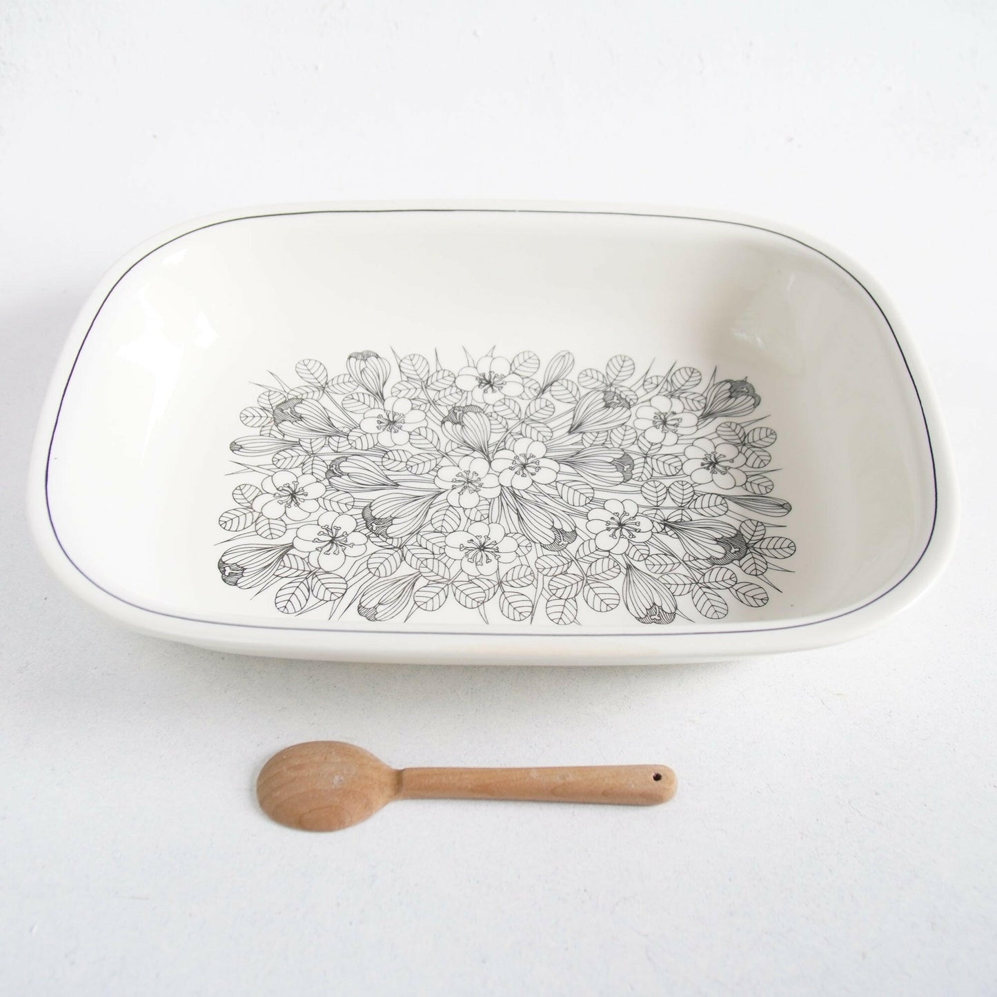 ARABIA クロッカス(Krokus)スクエアプレート 皿 ARABIA