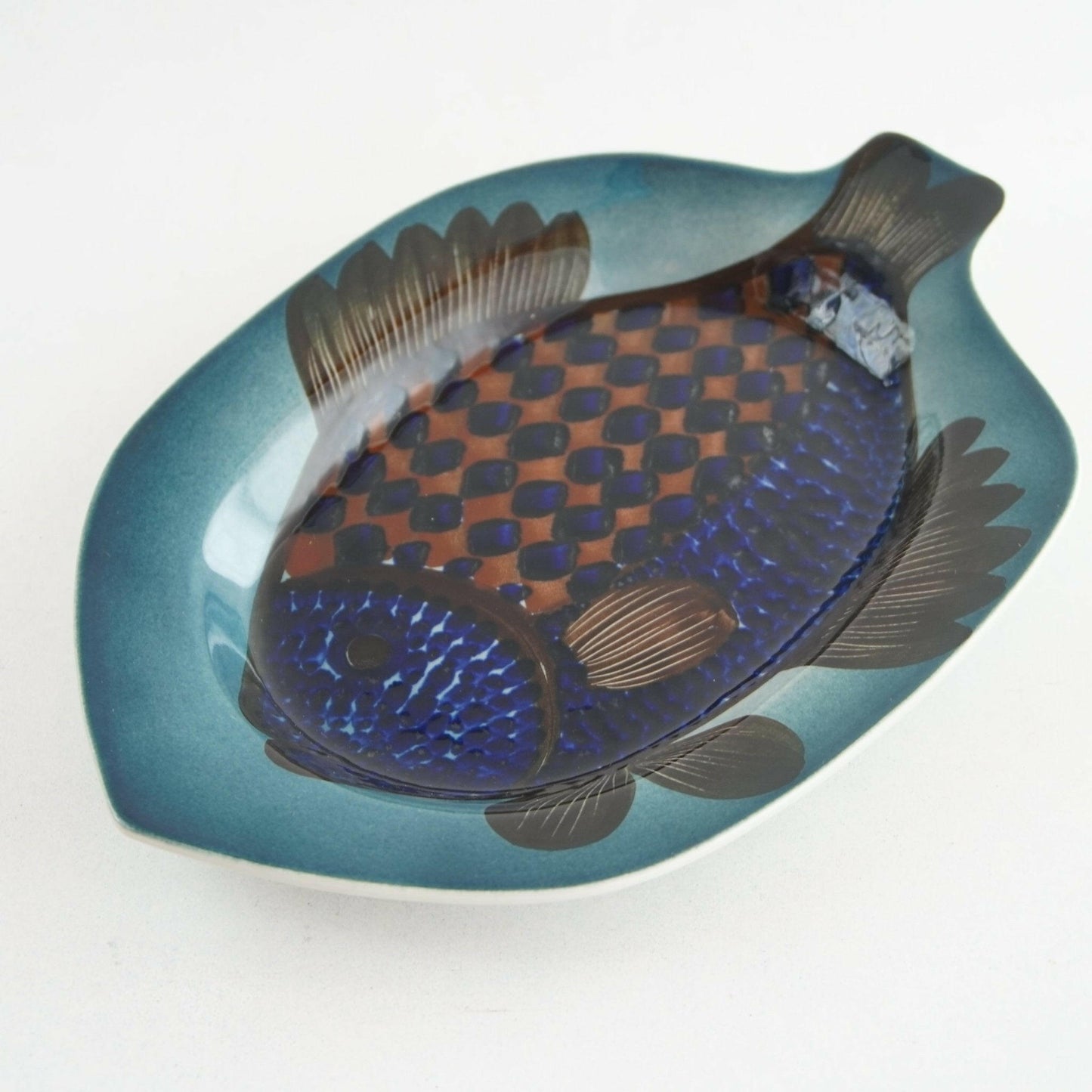 ARABIA(アラビア)アトリアGOG(Atelje GOG)ニシンの大皿 - 北欧食器タックショミュッケ