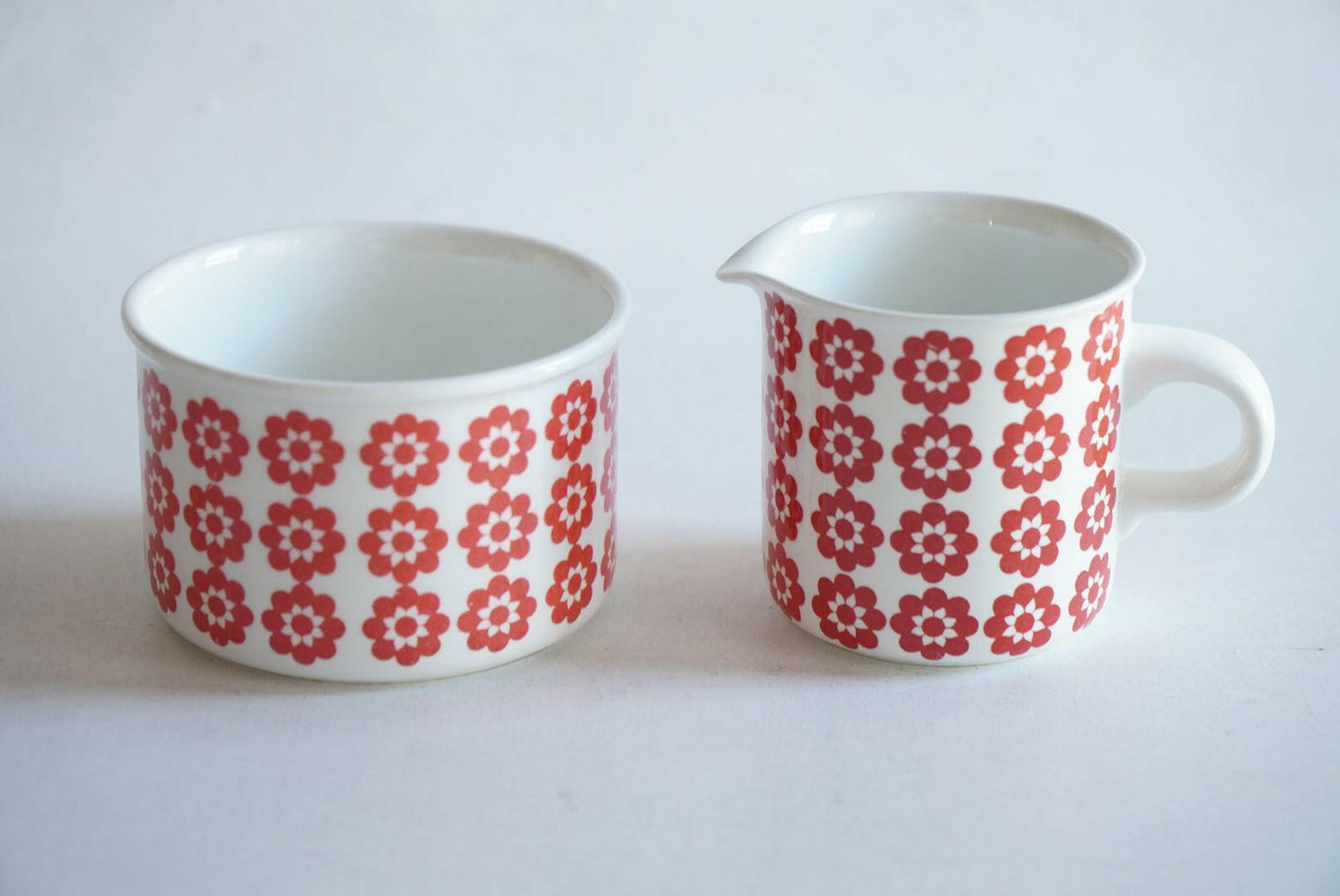 Gustavsberg(グスタフスベリ)Malva(マルヴァ)クリーマー&シュガーポット - 北欧食器タックショミュッケ