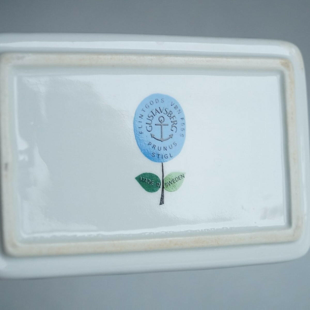 グスタフスベリ(Gustavsberg)プルーヌス(Prunus)バターケース 大サイズ Butter Dishes Gustavsberg
