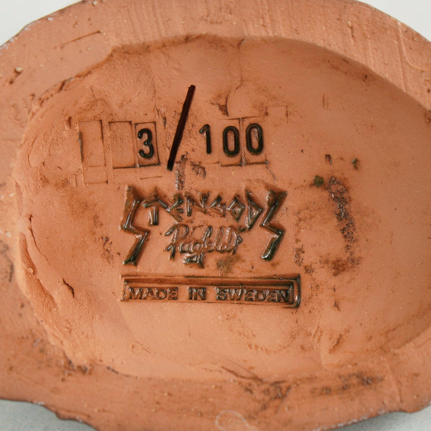 ラース・パグフェルト(Lars Pagfeldt)「てんとう虫」の陶板 陶板 Lars Pagfeldt