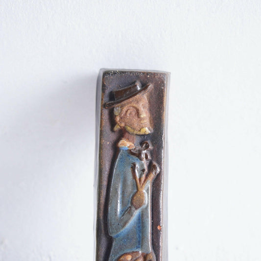 ラース・バーグステン 「画家」の陶板 - 全体像