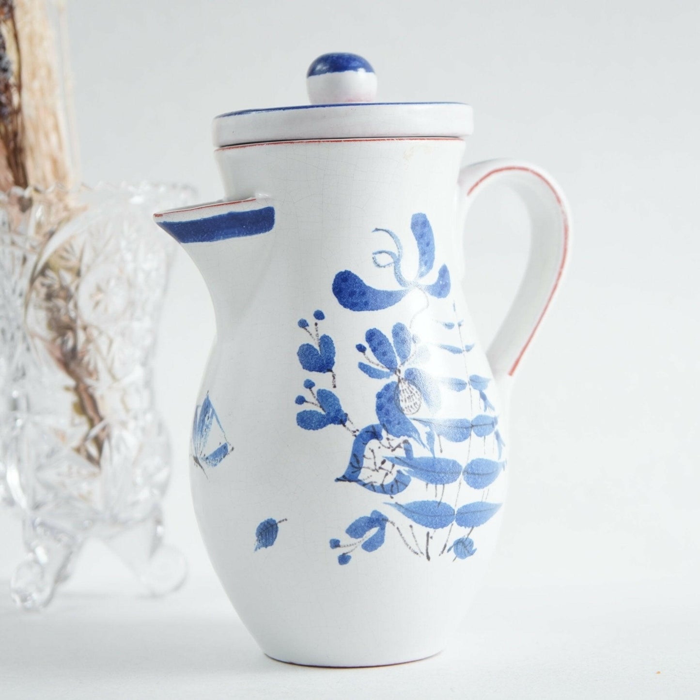 グスタフスベリ ファイアンス焼きのピッチャー - 北欧食器タックショミュッケ