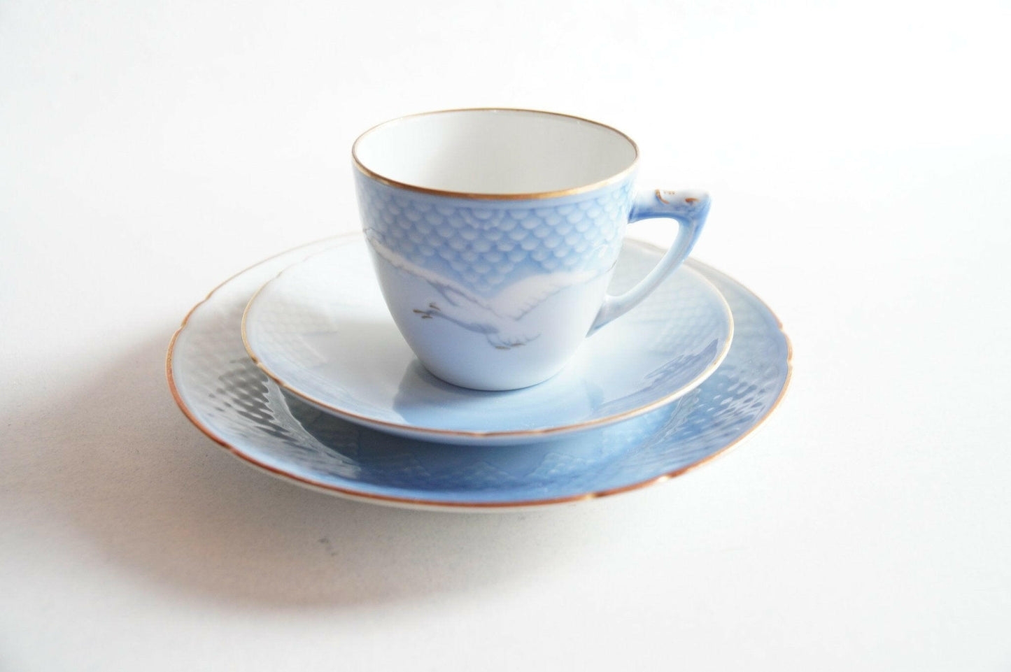 Royal Copenhagen(ロイヤルコペンハーゲン)Bing&Grondahl(ビング・オー・グレンダール)Seagull(シーガル)トリオ - 北欧食器タックショミュッケ