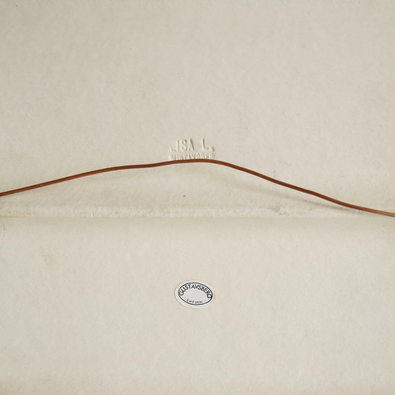 リサ・ラーソン Vaggplattorシリーズ ヴェネツィア(Venedig)の陶板 陶板 Lisa Larson