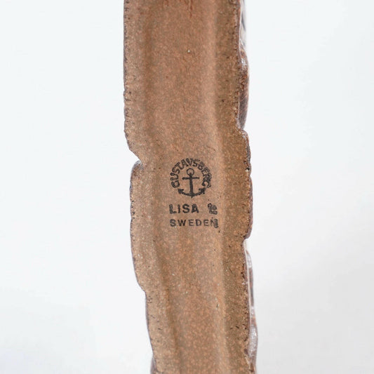 リサラーソンの作品に見えるサインの無い本物の印。