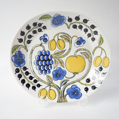 希少【ヴィオラロゴ】ARABIA（アラビア）パラティッシ（Paratiisi）オーバルプレート 29.5cm - ARABIA - 北欧食器タックショミュッケ