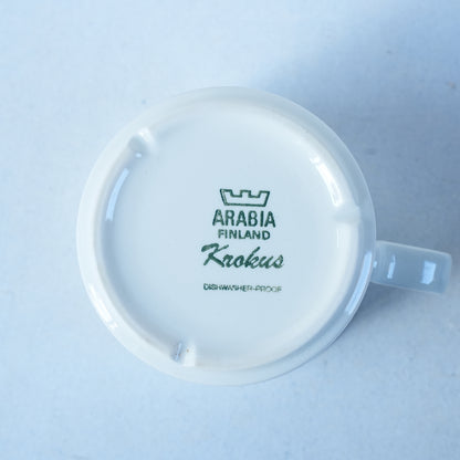 訳あり品 希少サイズ アラビア（ARABIA）クロッカス（Krokus）ティーカップ＆ソーサー