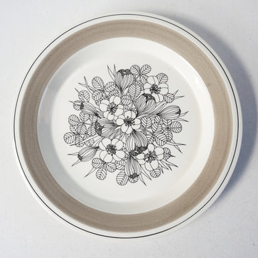 アラビアクロッカスグレーリム皿