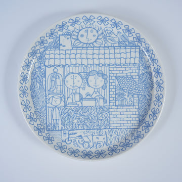 スウェーデン　グスタフスベリ21.5cm北欧 プレート4枚・新品アウトレット アンティーク・グスタフスベリ/Gustavsbergプレート北欧スウェーデン