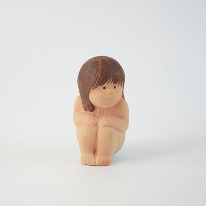 希少 リサ・ラーソン お風呂に入る女の子（Badflicka） 置物 Lisa Larson