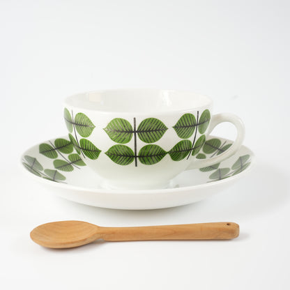 希少 グスタフスベリ ベルサ（Bersa）ヴィンテージ モーニングカップ＆ソーサー コーヒーカップ・ティーカップ Gustavsberg