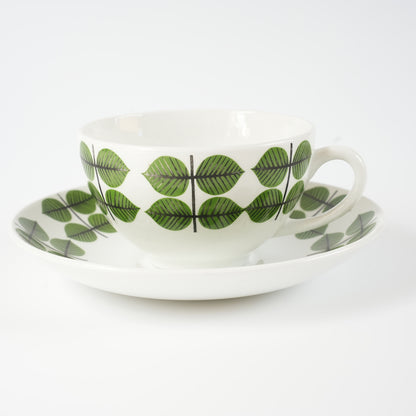 希少 グスタフスベリ ベルサ（Bersa）ヴィンテージ モーニングカップ＆ソーサー コーヒーカップ・ティーカップ Gustavsberg