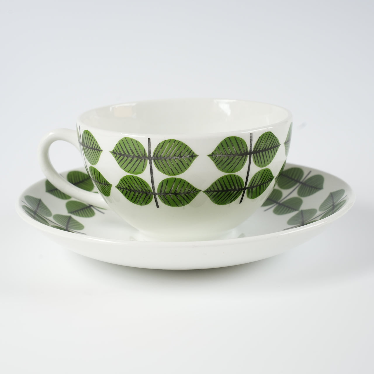 希少 グスタフスベリ ベルサ（Bersa）ヴィンテージ モーニングカップ＆ソーサー コーヒーカップ・ティーカップ Gustavsberg