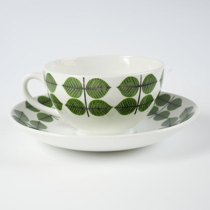 希少 グスタフスベリ ベルサ（Bersa）ヴィンテージ モーニングカップ＆ソーサー コーヒーカップ・ティーカップ Gustavsberg