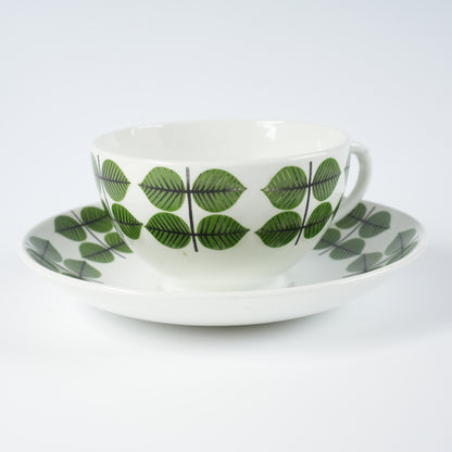 希少 グスタフスベリ ベルサ（Bersa）ヴィンテージ モーニングカップ＆ソーサー コーヒーカップ・ティーカップ Gustavsberg