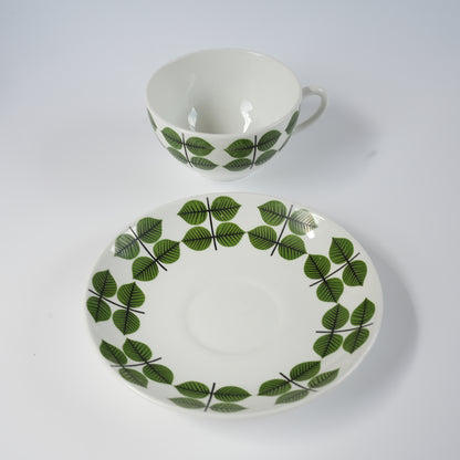 希少 グスタフスベリ ベルサ（Bersa）ヴィンテージ モーニングカップ＆ソーサー コーヒーカップ・ティーカップ Gustavsberg