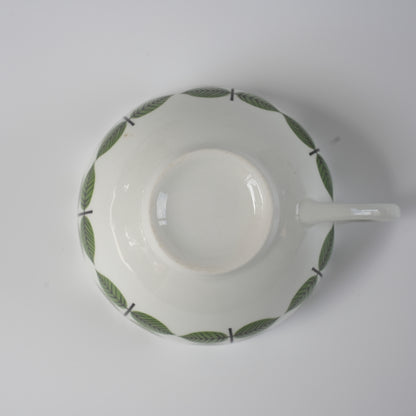 希少 グスタフスベリ ベルサ（Bersa）ヴィンテージ モーニングカップ＆ソーサー コーヒーカップ・ティーカップ Gustavsberg