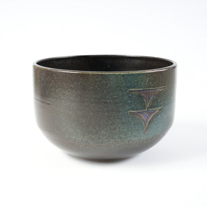 希少 リサ・ラーソン ユニークピース 1984年作 黒いボウル ボウル Lisa Larson