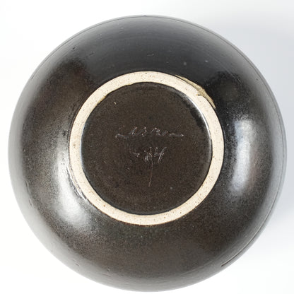 希少 リサ・ラーソン ユニークピース 1984年作 黒いボウル ボウル Lisa Larson