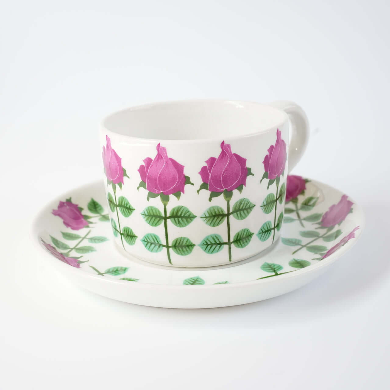 希少 グスタフスベリ ピンタ（Pynta）ティーカップ＆ソーサー 2 コーヒーカップ・ティーカップ Gustavsberg