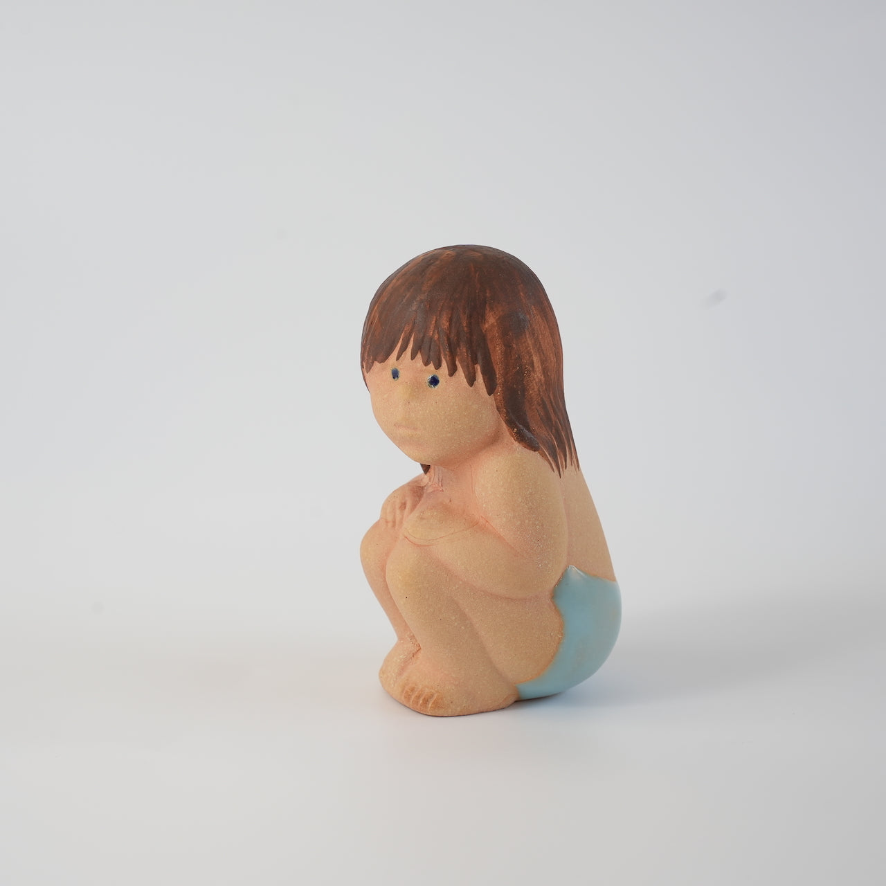 希少 リサ・ラーソン お風呂に入る女の子（Badflicka） 置物 Lisa Larson