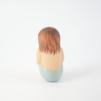 希少 リサ・ラーソン お風呂に入る女の子（Badflicka） 置物 Lisa Larson