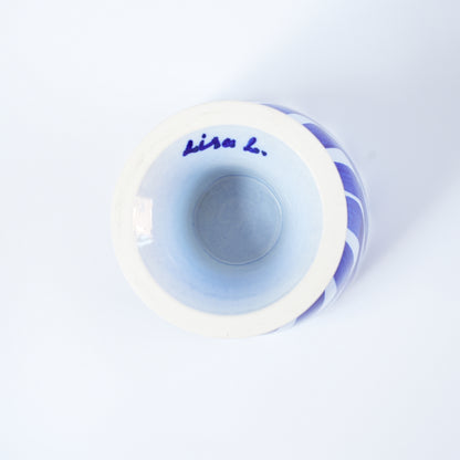 希少 リサ・ラーソン Kスタジオ マリーン フラワーベースの内側のデザインとサイン