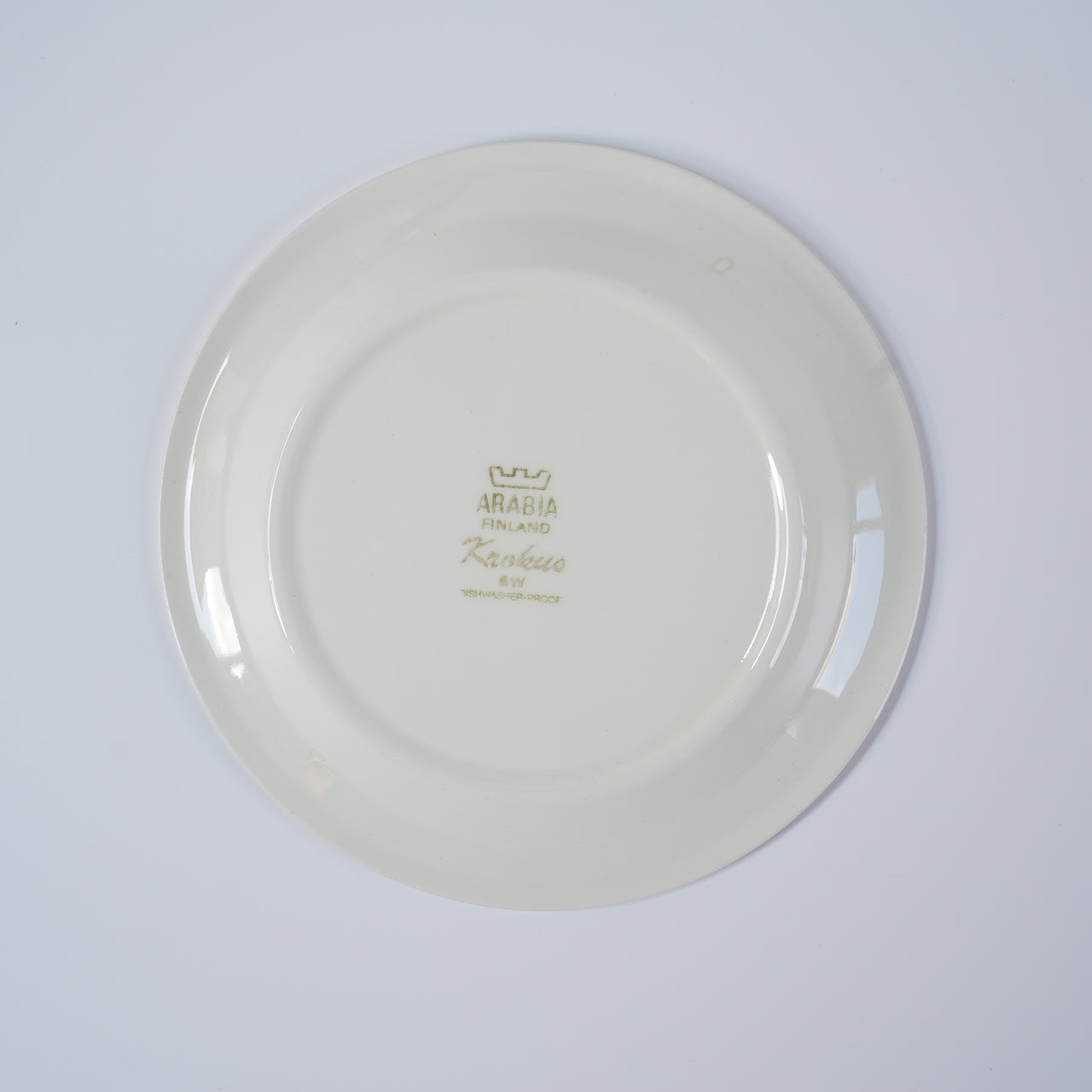 ARABIA KROKUS 色付き プレート 17 CM, ヴィンテージ 北欧ビンテージ/ARABIA/アラビア/Krokus/クロッカス/カラー/17cm