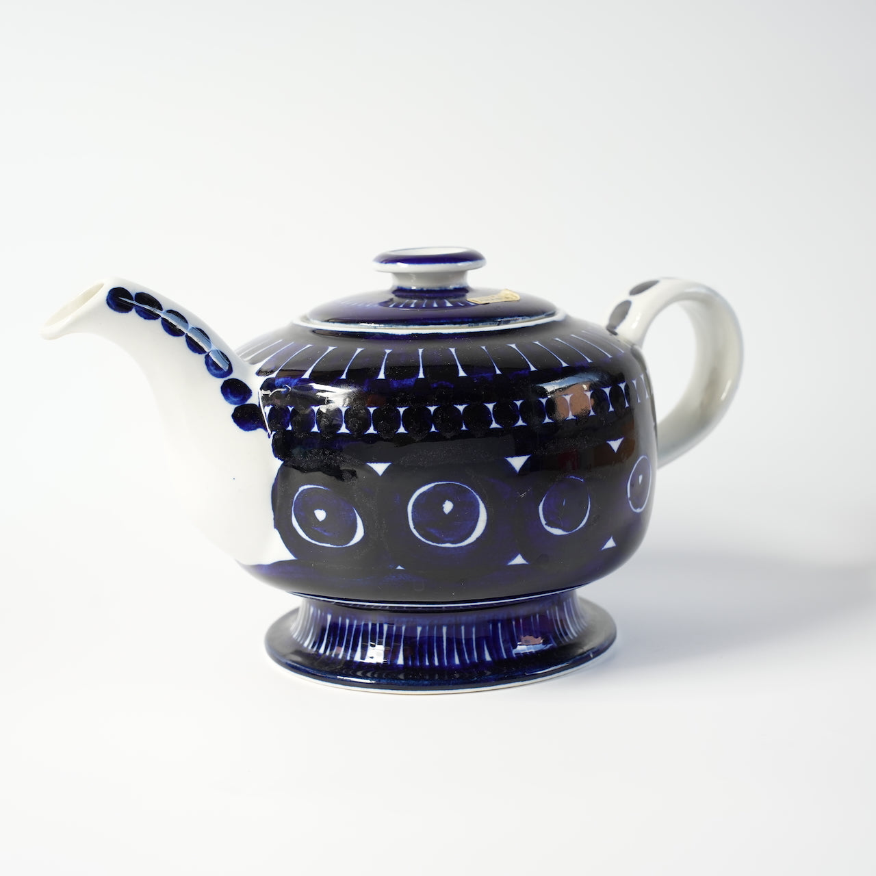 貫入あり ARABIA バレンシア（Valencia）コーヒーポットのハンドペイント食器の画像