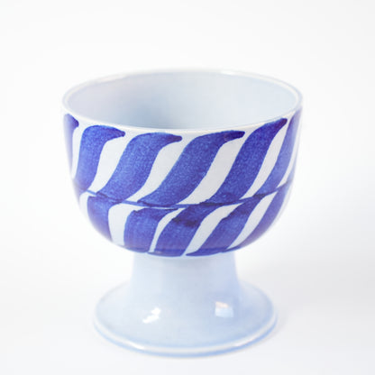 希少 リサ・ラーソン Kスタジオ マリーン フラワーベースの藍色のデザインの花瓶