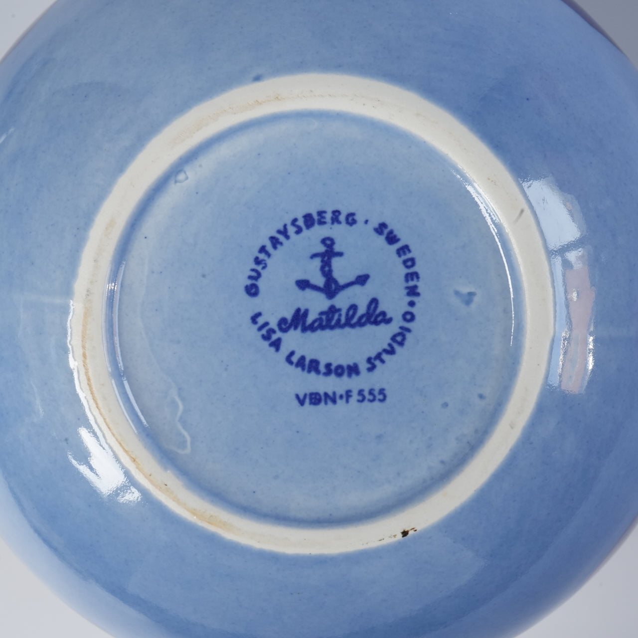 リサ・ラーソン グスタフスベリ マチルダ（Matilda）ティーポット 裏面（バックスタンプ）